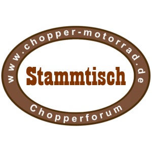 Chopper Motorrad Stammtisch