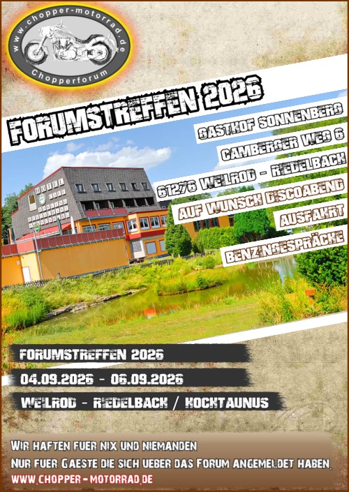Forumstreffen 2026 im Hochtaunus in Weilrod - Riedelbach