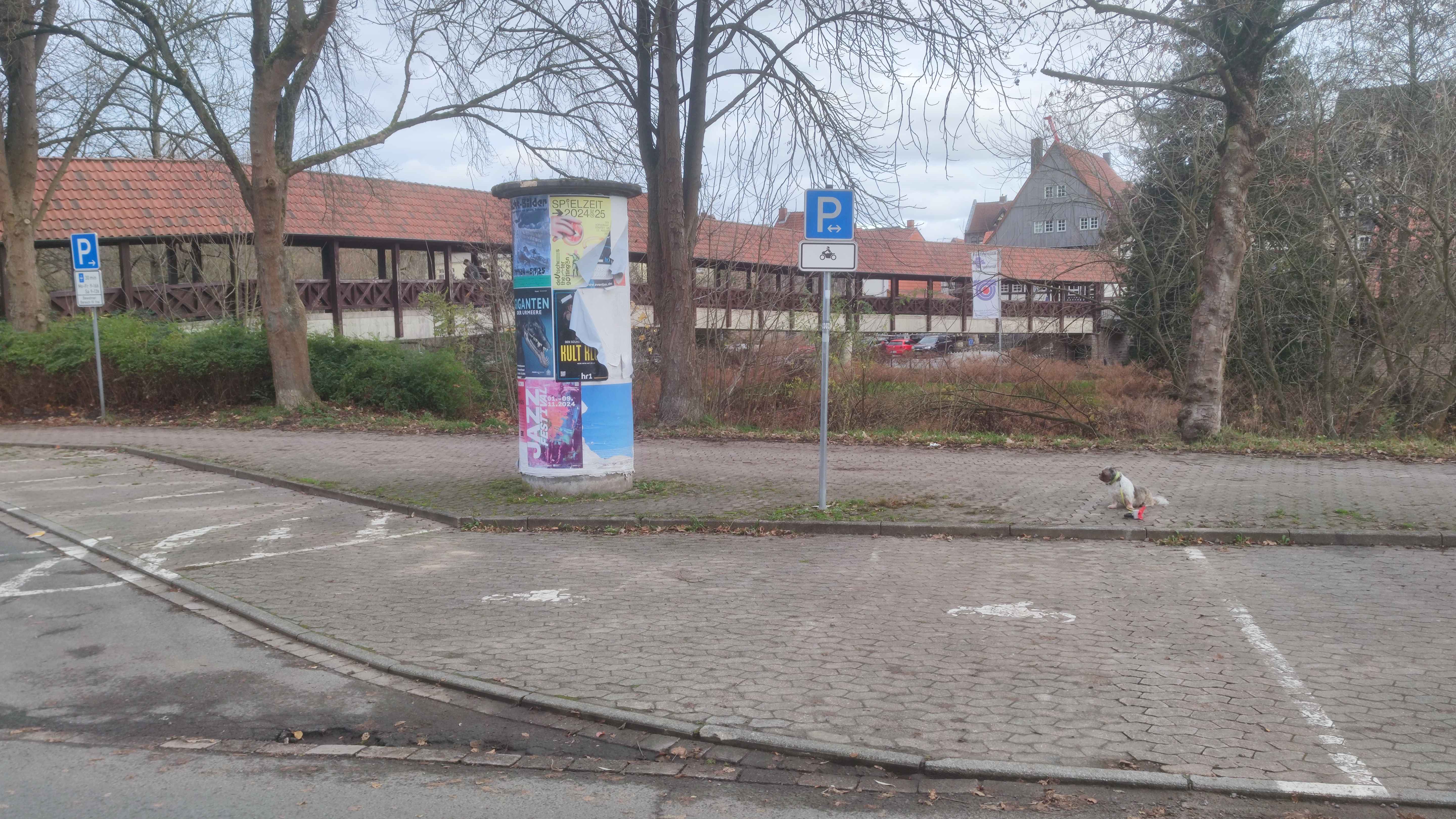 Motorradparkplatz Tanzwerder in Hann. Münden – sicherer Parkplatz für Motorradfahrer